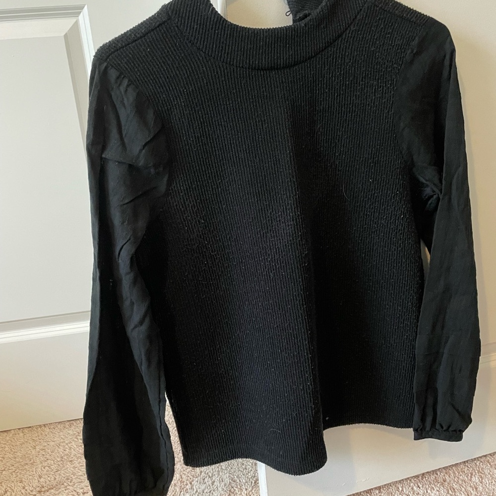 Madewell black blouse size small